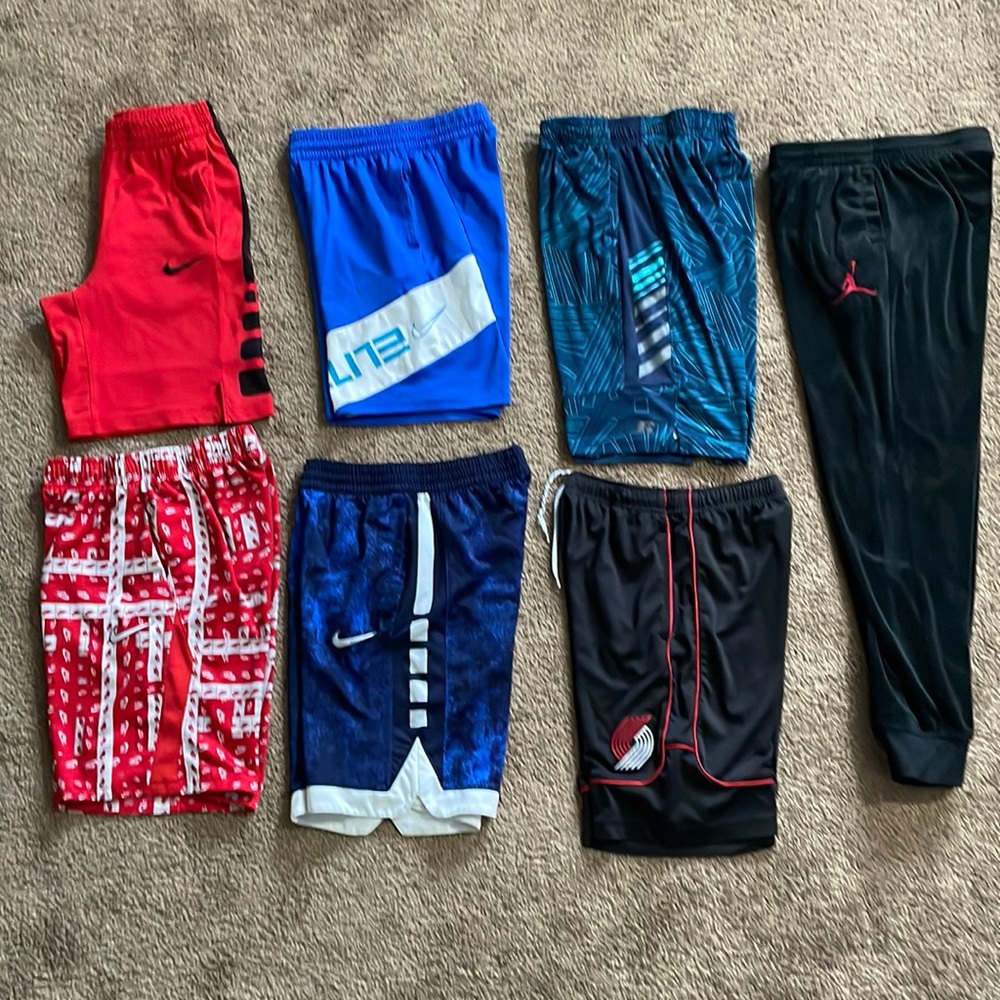 Nike shorts & Jordan velour joggers